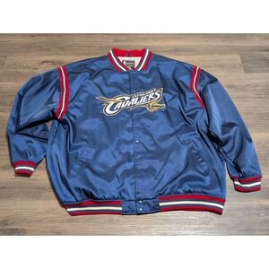 Cleveland Cavaliers NBA Licensed Apparel Satin Bomber Jacket 3XL UNK